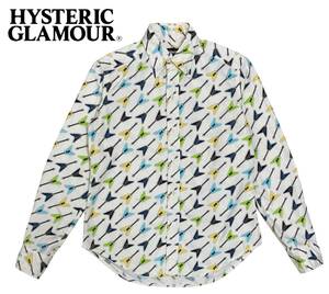 hysteric ヒステリックグラマー 総柄 ボタンダウン シャツ FREE 日本製 HYSTERIC GLAMOUR