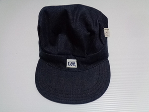 70s LEE WORK CAP DENIM リー ワークキャップ XL 濃いインディゴ ① 