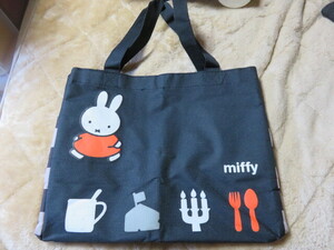 MIFFY Miffy ミッフィー トートバッグ 手さげバッグ バッグ サイズ360-300-170㎜ 家庭保管品 保管時のシワなどはご了承ください