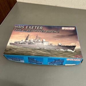 プラモデル DRAGON ドラゴン ハセガワ 1/700 HMS EXETER TYPE42 DESTROYER BATCH2 HMSエクセター42型駆逐艦 ※写真の物が全て 中身は未開封