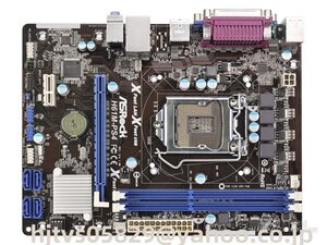 ASRock H61M-PS4 ザーボード Intel H61 LGA 1155 Micro ATX メモリ最大16GB対応 保証あり