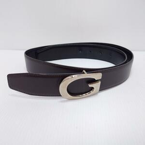 GUCCI グッチ レザー ベルト Gバックル 97cm 75・30・036・1192・0956