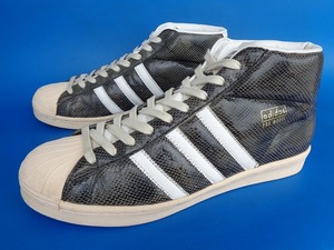 13960■05年製 adidas PROMODEL VINTAGE アディダス プロモデル ビンテージ ハイカット スーパースター 蛇 スネーク 29 463591