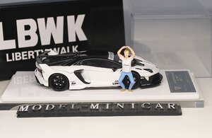 ▲世界限定！High End！白！SM 1/64 ランボルギーニ Aventador GT EVO LP700-4 LBWK Liberty Walk LB Works 新品