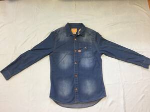 ●○ 新品 ZARA BOYS DENIM basic collection ザラ 長袖シャツ 13-14 164 デニム ○●