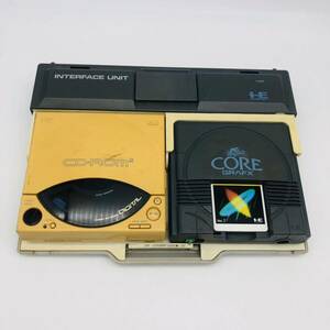 1円〜◆NEC PCエンジン コアグラフィックス CDロムロム◆通電確認済 現状品 ジャンク PCE PCEngine INTERFACE UNIT コアグラ CD-ROM2