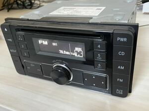 Pioneer製 トヨタ 純正 2DIN ワイド オーディオ CP-W64 AM FM CD AUX USB ステレオ TOYOTA 08600-00M10 DEH-8138zt CDデッキ CDプレーヤー