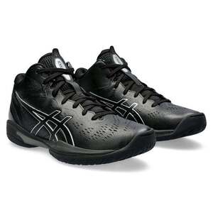 23年製 1.6万★良品 アシックス ASICS GELHOOP V15【EXTRA WIDE】ブラック/グリーンゲッコー バスケットシューズ 25cm 黒