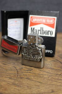 ZS99 Zippo/ジッポ/ジッポ― ライター ADVENTURE TEAM Marlboro/マルボロ タバコ/喫煙具/喫煙グッズ 雑貨 箱付き 着火未確認/現状品