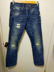 G-STAR RAW　ダメージジーンズ　3301　28インチ（76ｃｍ）　32レングス