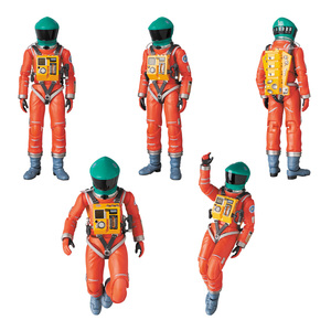 新品即決送料無料！2001年宇宙の旅 マフェックス No.110 MAFEX SPACE SUIT GREEN HELMET ORANGE SUIT Ver. メディコムトイ MEDICOM TOY