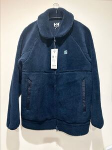 新品　即出荷　ヘリーハンセン ファイバーパイルジャケット(メンズ) XL ネイビー #HE52281-N FIBERPILE JACKET HELLY HANSEN