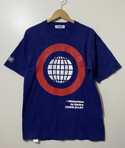 ★J-FRIENDS MILLENNIUM in TOKYO DOME 1999-2000 会場配布グッズ 半袖Tシャツ ネイビー 東京ドーム 00s