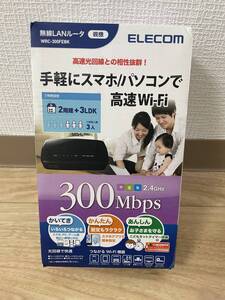 ELECOM 無線LANルーター WRC-300FEBK