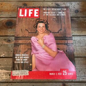 ライフ　LIFE ヴィンテージ雑誌　アメリカ雑誌　ライフ誌　1959年　ポスター　雑誌