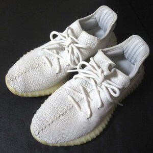 美品 adidas ORIGINALS アディダス オリジナルス YEEZY BOOST 350 V2 イージーブースト スニーカー CP9366 25cm ホワイト系