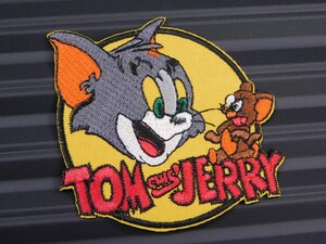 ◆送料\110◆【TOM AND JERRY・トムとジェリー】※《アイロン刺繍ワッペン》　アメリカン雑貨　刺繍ワッペン　アイロンワッペン