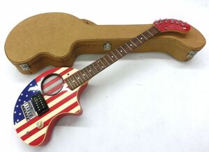 1000円スタート エレキギター ミニギター FERNANDES? フェルナンデス? 国旗デザイン アンプ内蔵ギター 弦楽器 演奏 バンド DD①404