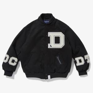 希少★新品本物【黒★3】★SQUAD VARSITY JACKET スクワッドバーシティジャケット正規店購入 ディセンダント 限定入手困難 DESCENDANT 21AW