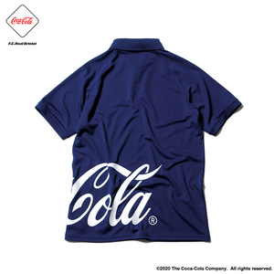 2020SS F.C.R.B. COCA-COLA POLO BLUE S