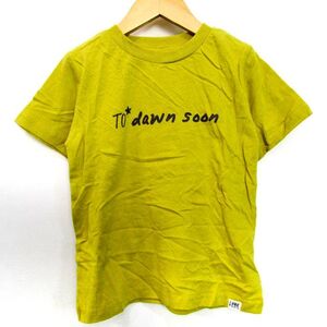 ビームス 半袖Ｔシャツ トップス ロゴT コットンT キッズ 男の子用 120サイズ イエロー BEAMS