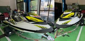 埼玉発 2016年 RXP-X 300 RS WHITE SEADOO シードゥー 62アワー　ソレックス普通トレーラーセット