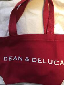 DEAN&DELUCA　チャリティートートバッグ　レッド　Sサイズ