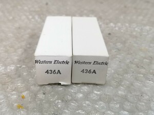 [ジャンク扱い 真空管 2個セット]Western Electric 436A
