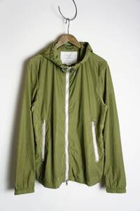 美品 WOOLRICH ウールリッチ CRINKLE クリンクル ナイロン ジャケット ブルゾン ウィンドブレーカー WOOU05331 緑 M 本物 1005O★1