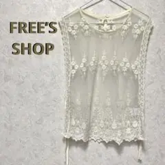 Free’s shop フリーズショップ レース　タンクトップ トップス