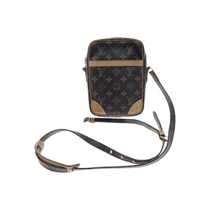 〇〇 LOUIS VUITTON ルイヴィトン モノグラム ダヌーブ ショルダーバッグ M45266 ブラウン 現状渡し 全体的に状態が悪い