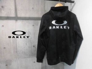 OAKLEY オークリー Enhance Mobility Fleece Jacket エンハンス モビリティフリースジャケット M/吸汗速乾 パーカー/黒/メンズ/FOA400152