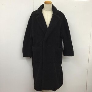 ABAHOUSE M アバハウス コート コート一般 0039-70-00002 オーバーサイズダブルポロコート Coat 黒 / ブラック / 10120178