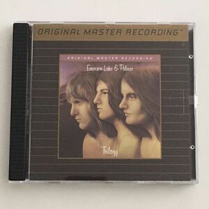 送料無料 評価1000達成記念 レアロックCD Emerson, Lake & Palmer “Trilogy” 1CD MFSL(Victory) 24K アメリカ・オリジナル盤