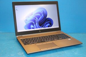 ■HP■ ZBook 15 G6 Mobile Workstation / Core i7-9850H 2.6GHz / メモリ 32GB / NVMe SSD 512GB / Quadro T2000 / Windows11 Pro