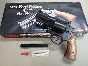 タナカ GAS S&W M29 3in PC FLAT-SIDE ABS 木製グリップ付 /パフォーマンスセンター 44マグナム フラットサイド