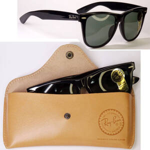 90s.B&L製.未使用品/WAYFARERⅡ.ウェイファーラーⅡ/FE/BAUSCH&LOMB.ボシュロム/Ray-Ban.レイバン/VINTAGE.ヴィンテージ/本革ケース付LUX製