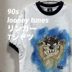 激レア looney tunes warner bros リンガーTシャツ