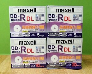 未使用 訳あり 全40枚 マクセル BD-R DL 2層 1回録画用 50GB ブルーレイ ディスク ハードコード 4K maxell