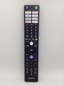 C458●SONY ソニー 音声検索機能付リモコン テレビ用 TV用 リモコン RMF-TX431J 対応 XRJ-55A90J XRJ-65A90J XRJ-83A90J 等