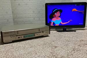 HITACHI 日立 S-VHS ビデオデッキ 7B-BS700 リモコン付き