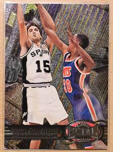 VINNY DEL NEGRO (ヴィニー・デル・ネグロ) 1997 SKYBOX METAL UNIVERSE,トレーディングカード 【NBA サンアントニオ・スパーズ Spurs】