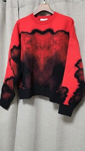 Alexander McQueen　インクフラワー　ジャンパー　アレキサンダーマックイーン