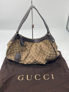 △ GUCCI グッチ スーキー GGキャンバス ショルダーバッグ ワンショルダー232955 ブラウン