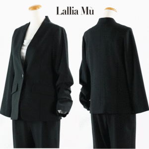 ジャケット セットアップ 38サイズ ラリアムー 2113285-3 AWLJK 秋 冬 ビジネス レディース スーツ lalliaMu ハルズアミ ladyset