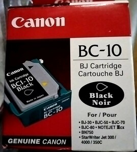 未使用品　キャノン　BJカートリッジ　BC-10 カラー ワープロ(Ｊ１シリーズなど)　モバイルプリンター　BJCシリーズ用