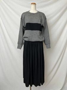 ●80s [Vintage]特殊セーター 初期 黒の衝撃 ボロルックCOMME des GARCONS コムデギャルソン ヴィンテージ Archive アーカイブ 80年代