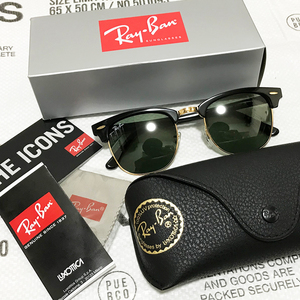 [新品付属品完備☆送料込み] RayBan レイバン クラブマスター サングラス CLUBMASTER ブラック RB3016