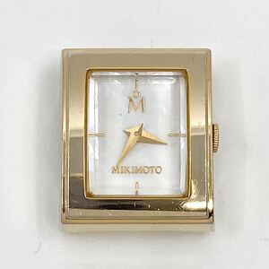 腕時計 レディース MIKIMOTO クォーツ quartz シェル ゴールド 金 GOLD 110709 ミキモト Watch Y1887