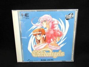 PCエンジンソフト SUPER CD-ROM2 フジコム FCCD4002 カードエンジェルス CardAngels ケース入り ノーチェックジャンク品■